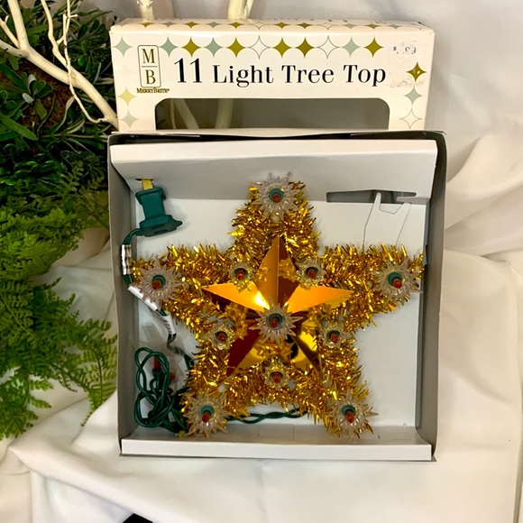Vintage Merry Brite 11 light 8” Tree Top Star - Picture 2 of 6